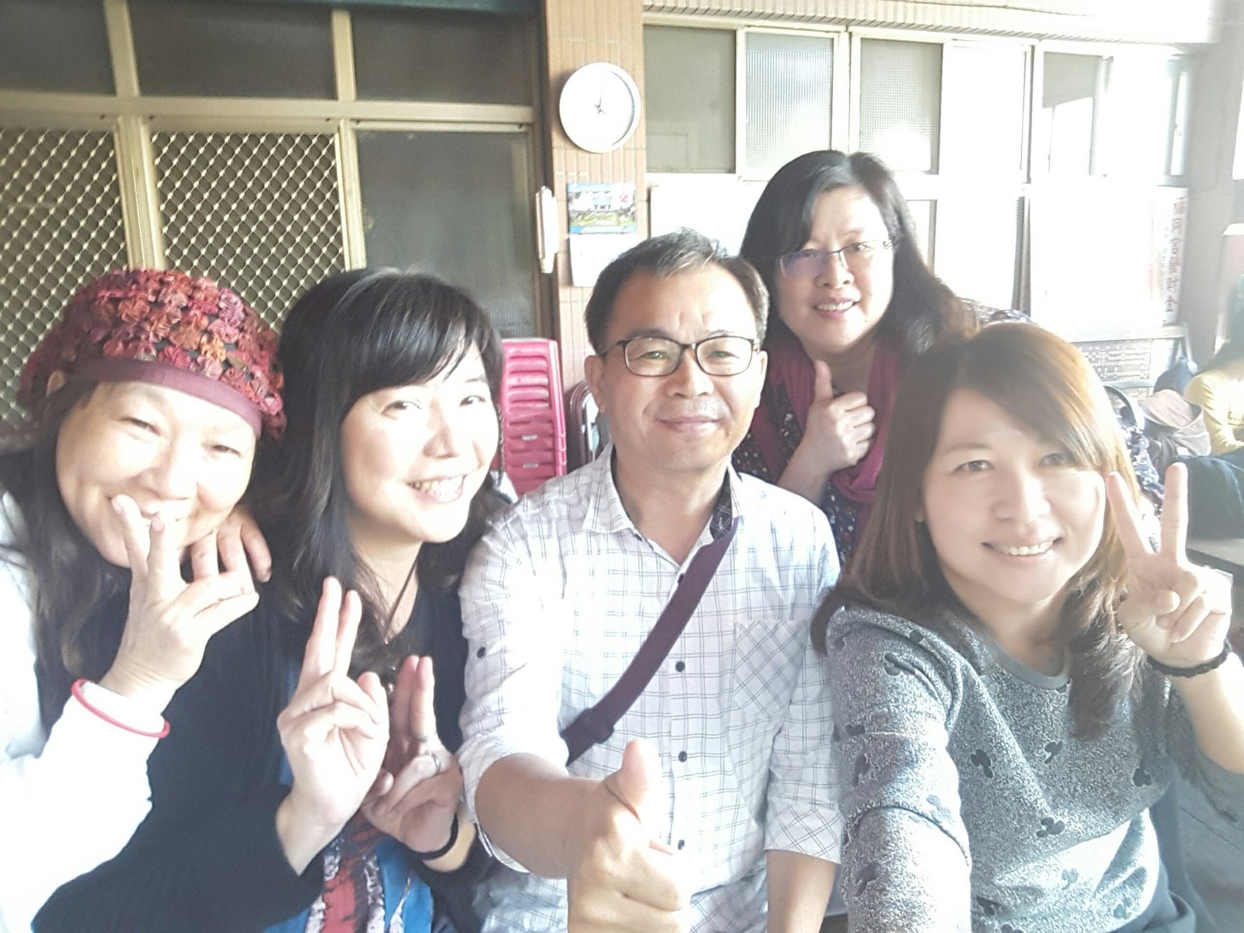 與林爵士老師合影